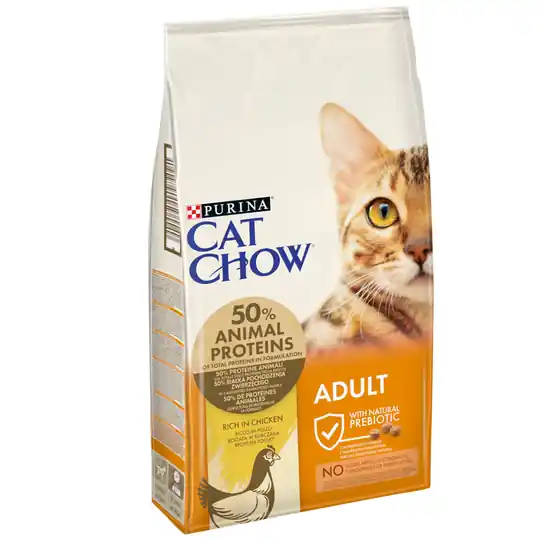Cat Chow Adult Chicken & Turkey - 15 kg Extra rabatt