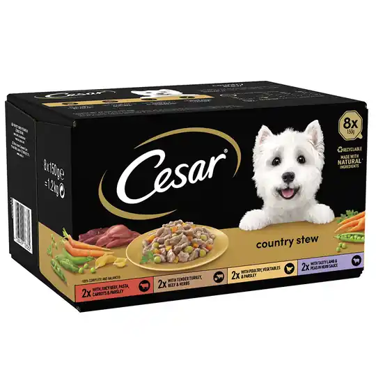 Cesar Country Kitchen Favourites Ekonomipack 24 x 150 g Kampanj