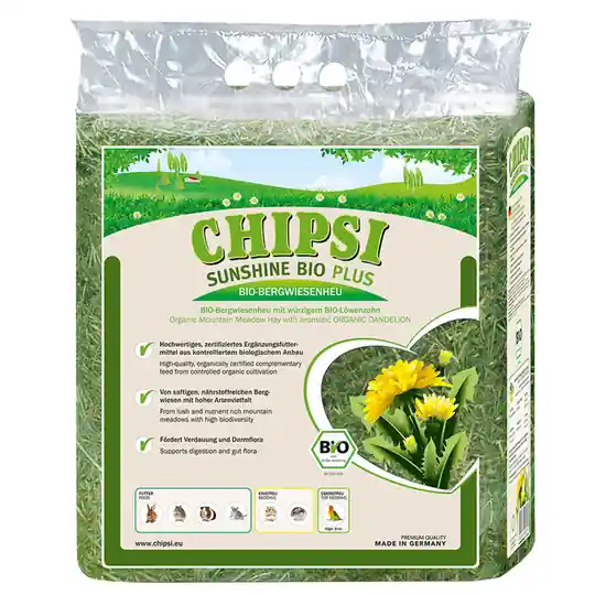 Reapris Chipsi Sunshine Bio Plus hö från bergsängar - Maskros (600 g)