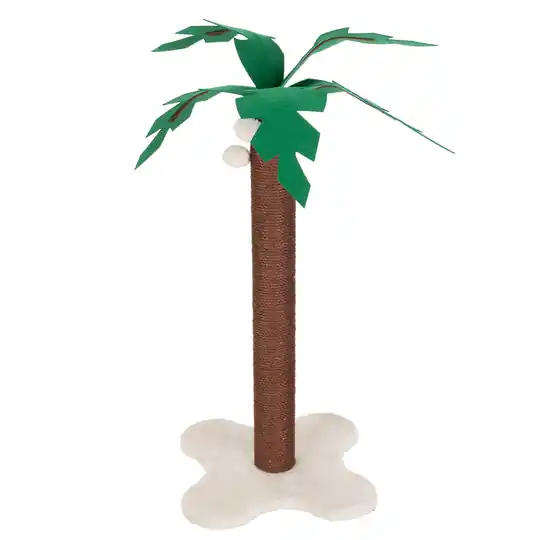 Begränsad tid Coco Palm klösstolpe - Brun/crème