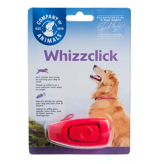 Extra rabatt Company of Animals Whizzclick, röd - 1 st