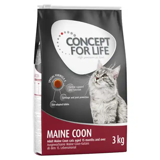 Concept for Life Maine Coon Adult - förbättrad formel! - 10 kg + 2 kg på köpet! Lägg i varukorgen