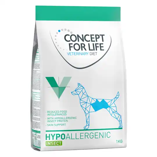 Concept for Life Veterinary Diet Hypoallergenic Insect - 1 kg Populärt val