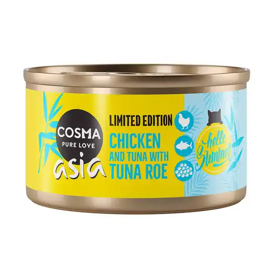 Rea Cosma Asia Summer Edition Kyckling & tonfisk med tonfiskrom - Ekonomipack 24 x 85 g