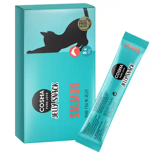 Cosma Jelly Snack 8 x 14 g - Lax Rabatter