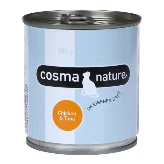 Kampanjpris Cosma Nature 6 x 280 g - Kycklingbröst & tonfisk