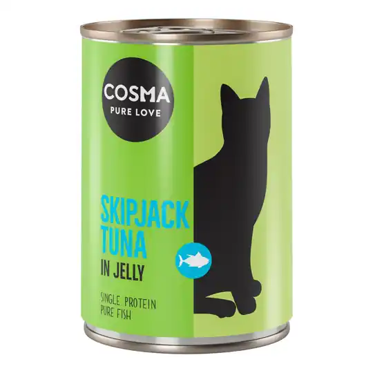 Cosma Original i gelé 6 x 400 g Skipjack tonfisk Beställ idag