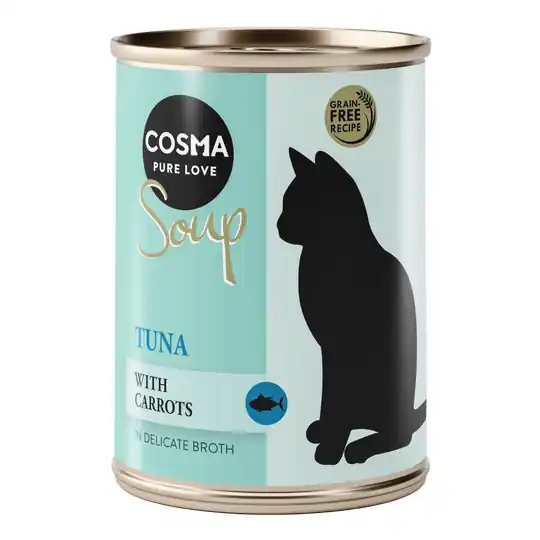 Cosma Soup 6 x 100 g - Tonfisk med morötter Sista chansen