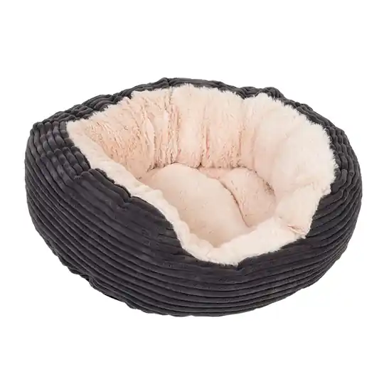 Rabatt Cozy Cord mysig säng - L 81 x B 63 x H 18 cm