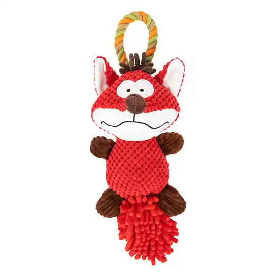 Doglove Fox hundleksak - L 40 x B 13 x H 10 cm Sista chansen