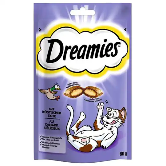 Nyhet Dreamies Cat Treats 60 g - Anka (60 g)
