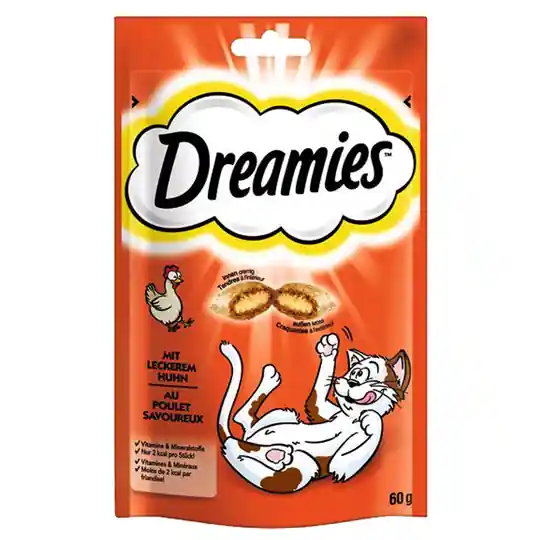 Nedsatt pris Dreamies Cat Treats 60 g - Blandpack Kyckling & Kalkon (6 x 60 g)