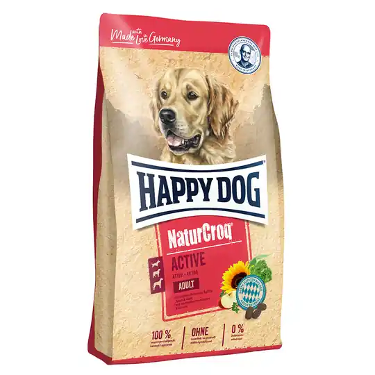 Bästa pris Ekonomipack 2 stora påsar Happy Dog NaturCroq Active (2 x 15 kg)