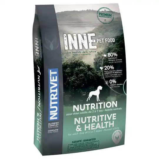 Rabatter Ekonomipack 2 x 12 kg Nutrivet Inne Dog hundfoder - Dog Nutritive