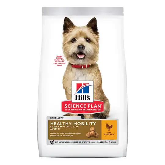 Ekonomipack 2 x Hill‘s Science Plan hundfoder - 1+ Healthy Mobility Small & Mini Chicken (2 x 6 kg) Säker betalning