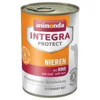 Rabatt Ekonomipack 24 x 400 g Animonda Integra Protect i konservburk - Renal Nötkött