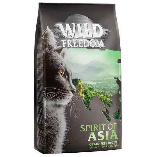 Snabb leverans Ekonomipack 3 x 2 kg Wild Freedom torrfoder - Spirit of Asia