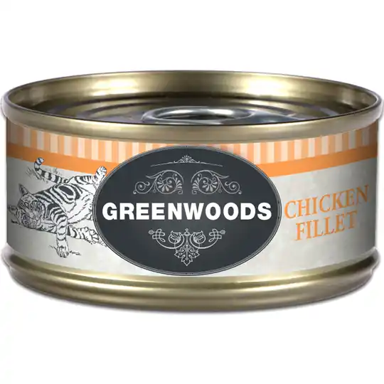Ekonomipack 48 x 70 g Greenwoods Adult våtfoder - Chicken Extra rabatt