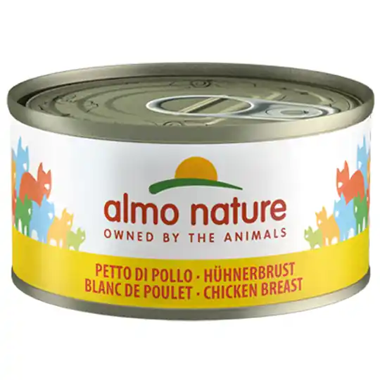 Beställ nu Ekonomipack Almo Nature 48 x 70 g - Kycklingbröst