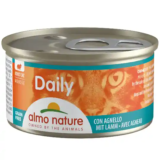 Lågt pris Ekonomipack Almo Nature Daily Menu 24 x 85 g - Mousse med lamm