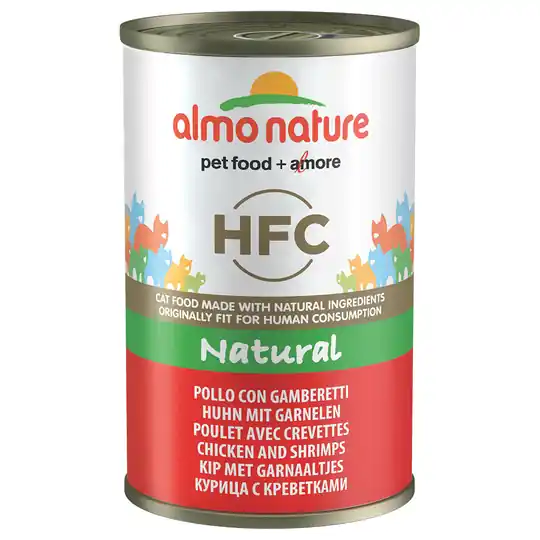 Populär Ekonomipack Almo Nature HFC 24 x 140 g - Kyckling & räkor