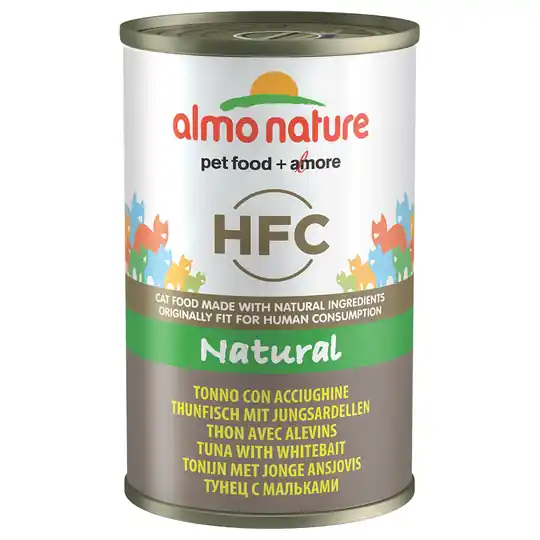 Populärt val Ekonomipack Almo Nature HFC 24 x 140 g - Tonfisk & ansjovis