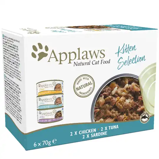 Ekonomipack Applaws Kitten kattmat 24 x 70 g - Blandpack 3 sorter Sänkt pris