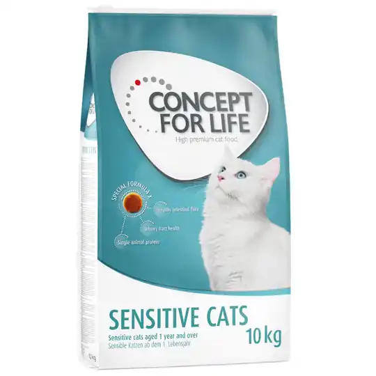 Extra rabatt Ekonomipack Concept for Life - Sensitive Cats (2 x 10 kg)