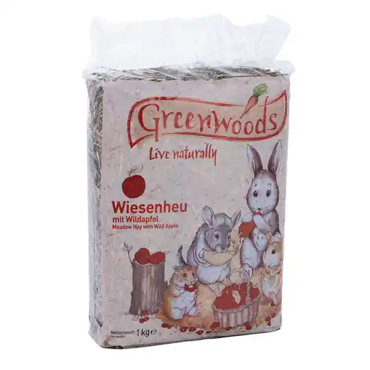 Ekonomipack Greenwoods ängshö 3 / 10 kg - Vildäpplen 3 kg Bästa pris