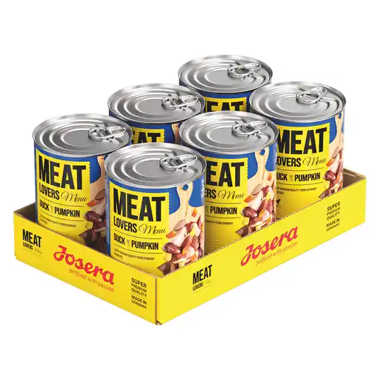 Ekonomipack Josera Meatlovers Menü 12 x 400 g - Anka & pumpa Utförsäljning