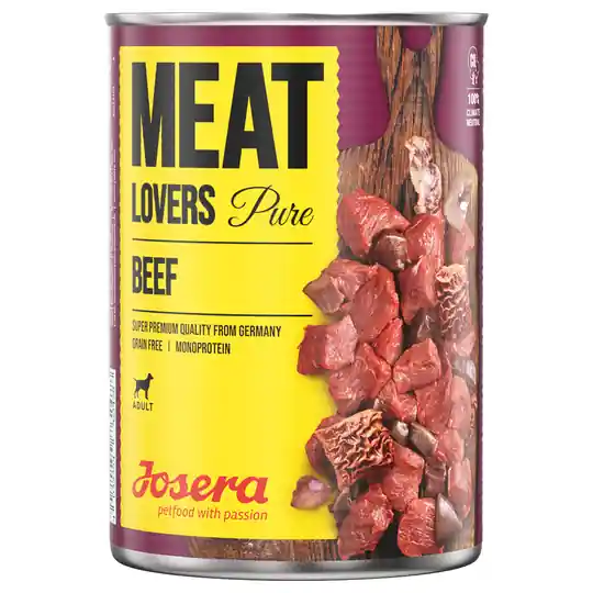 Begränsad tid Ekonomipack Josera Meatlovers Pure 12 x 800 g - Nötkött
