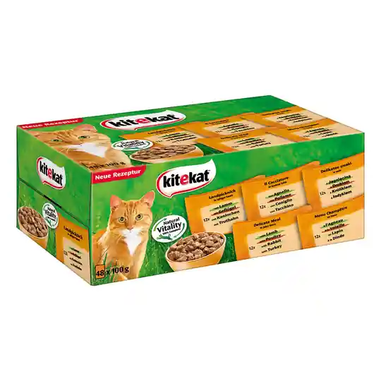 Kampanjpris Ekonomipack Kitekat portionspåsar 96 x 100 g - Picknick i sås