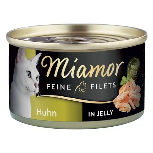 Rabatt Ekonomipack Miamor Fine Filets 24 x 100 g - Kyckling i gelé