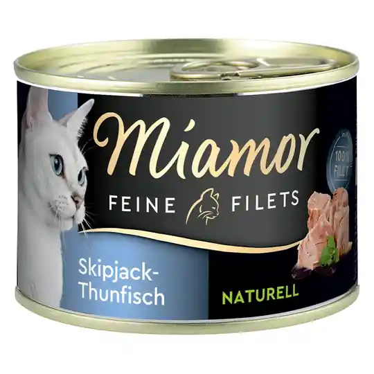Rabatter Ekonomipack Miamor Fine Filets Naturelle 24 x 156 g - Skipjack-tonfisk