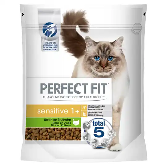 Säker betalning Ekonomipack Perfect Fit 5 x 1,4 kg - Sensitive 1+ Kalkon