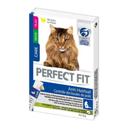 Köp nu Ekonomipack Perfect Fit kattgodis - Anti-Hairball 44 x 12 g