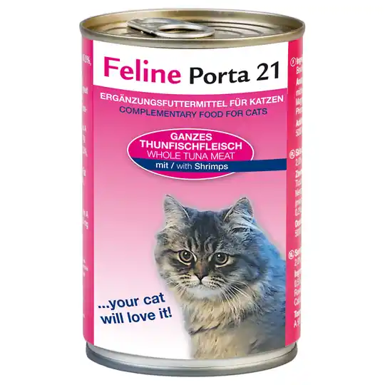 Kampanjpris Ekonomipack Porta 21, 12 x 400 g - Tonfisk med räkor