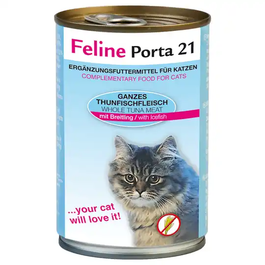 Kampanjpris Ekonomipack Porta 21, 12 x 400 g - Tonfisk med skarpsill - spannmålsfritt