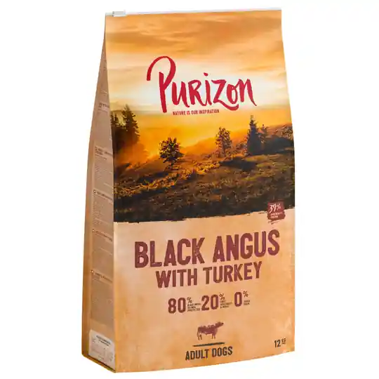 Ekonomipack Purizon hundfoder 2 x 12 kg - Adult Black Angus Beef & Turkey - Grain Free Köp nu