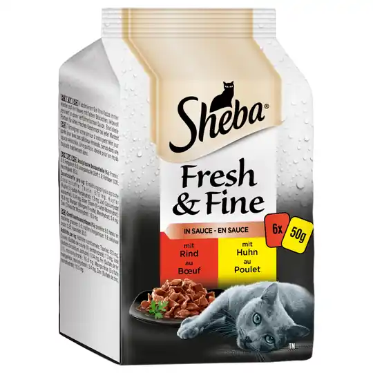 Ekonomipack Sheba Fresh & Fine 36 x 50 g Fin mångfald Beställ nu