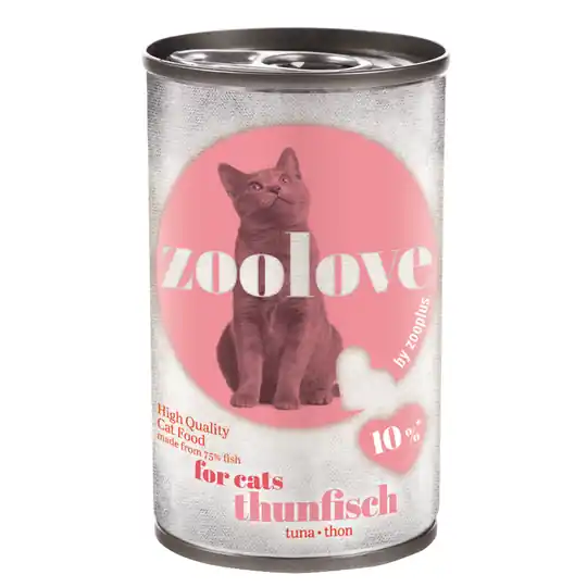 Ekonomipack zoolove våtfoder för katter 24 x 140 g - Tonfisk Premium
