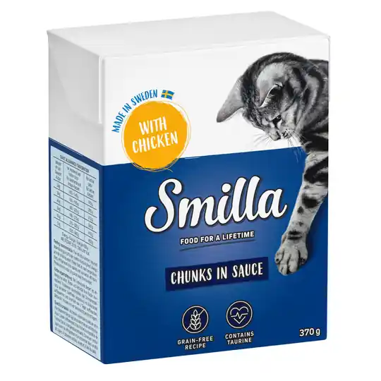 Enpack Smilla Chunks i sås eller gelé 1 x 370 / 380 g Kyckling i sås Begränsad tid
