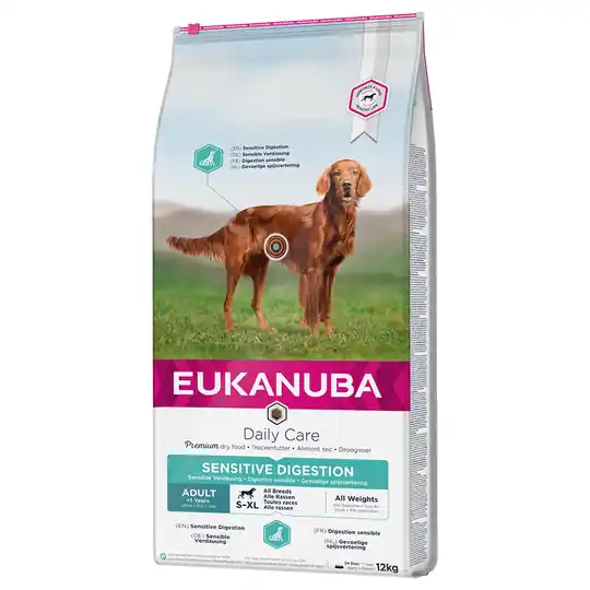 Begränsad tid Eukanuba Daily Care Adult Sensitive Digestion - 12 kg