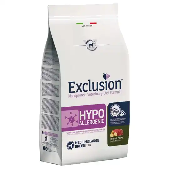Lägg i varukorgen Exclusion Diet Hypoallergenic Horse & Potato Ekonomipack 2 x 12 kg