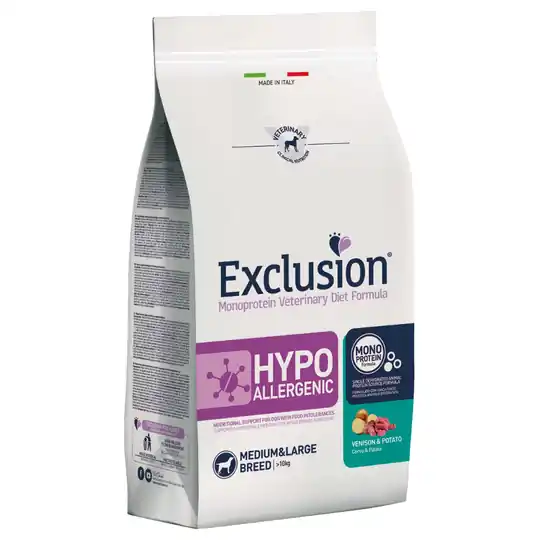 Exclusion Diet Hypoallergenic Venison & Potato Ekonomipack 2 x 12 kg Bästa pris