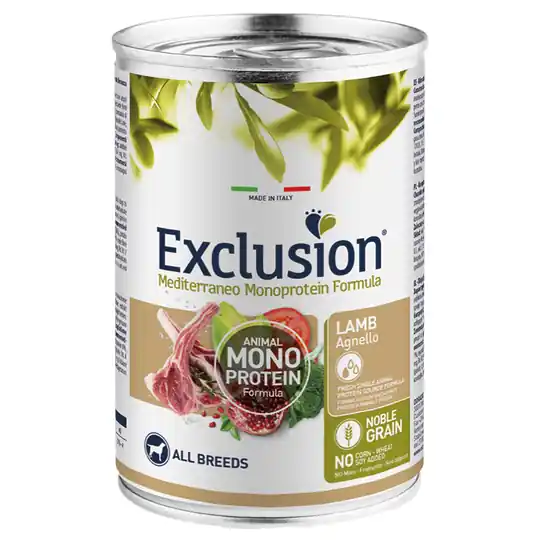 Utförsäljning Exclusion Mediterraneo Adult 400 g Lamm