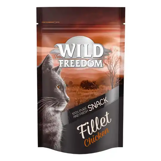 Erbjudande Extra lågt prova-på-pris! Wild Freedom Freeze-Dried Snacks kattgodis - Filets Kyckling 100 g