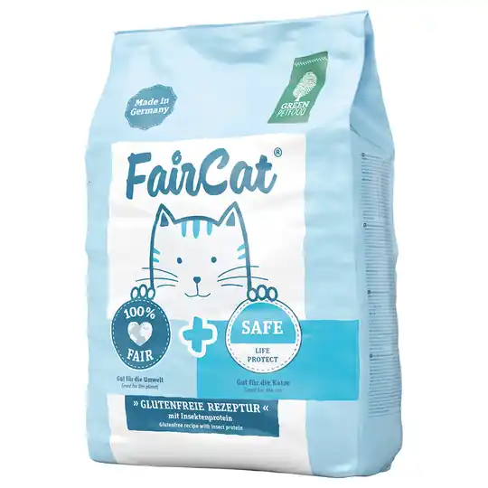 FairCat Safe torrfoder för katt - 1,5 kg (5 x 300 g) Nedsatt pris
