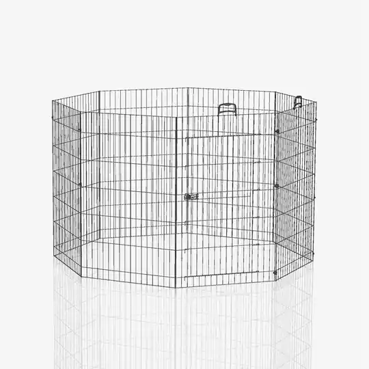 Begränsat antal Ferplast 8-kantig utomhushage - Stl. L 8 delar à B 57 x H 91,5 cm