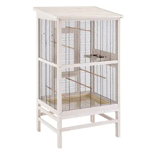Ferplast Bella Casa fågelvoljär - Stl. M L 83 x B 67 x H 153 cm Populärt val